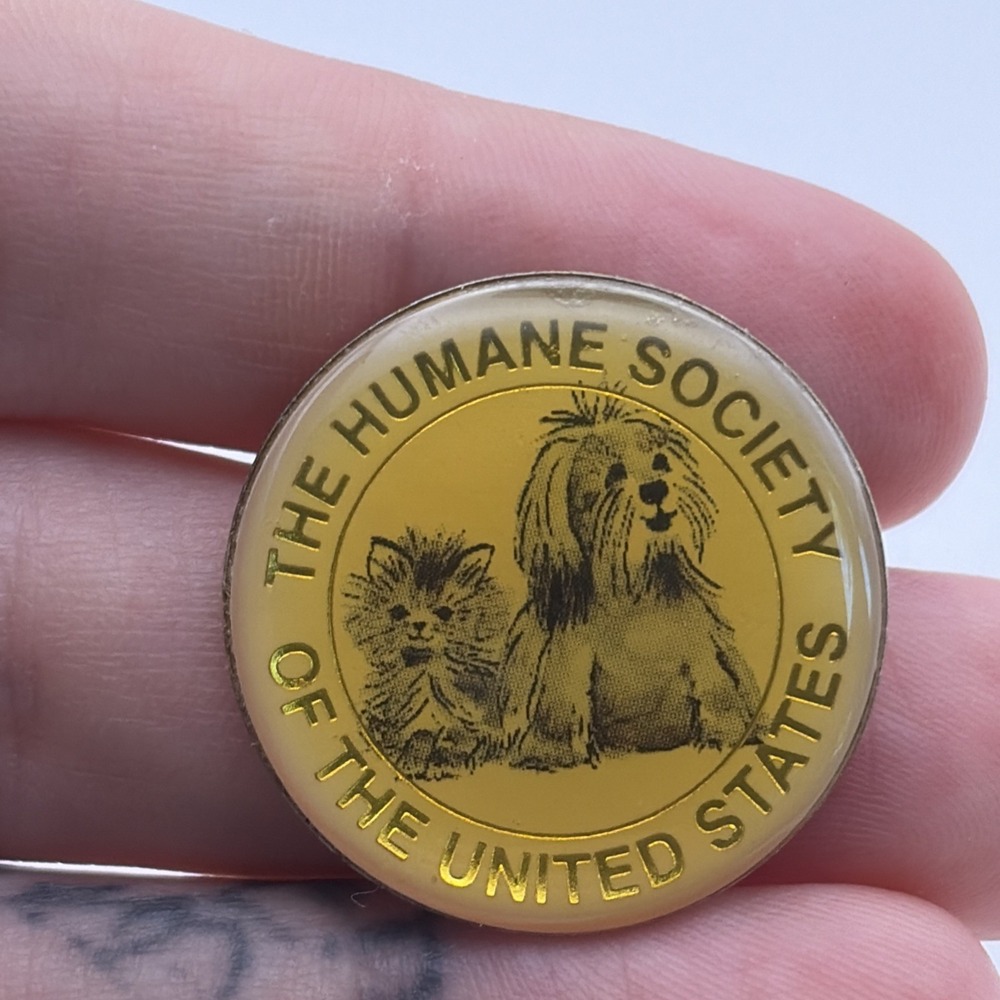 The Humane Society Of The United States Dog Cat Lapel Hat Pin